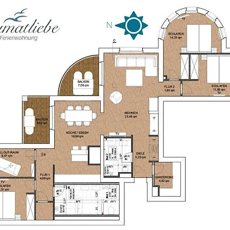Logierhaus Friedrich We 7 - 